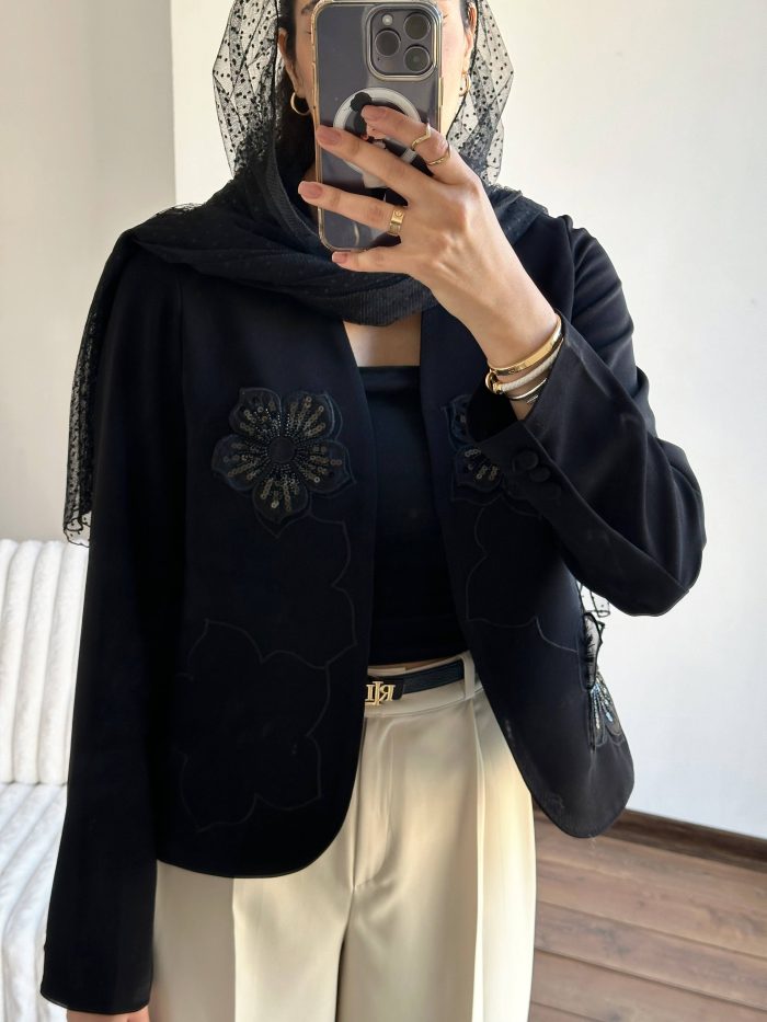 کت گلدوزی شده با یراق تزیینی - Image 2