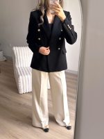 کت مشکی یقه بلیزر - Image 2