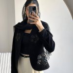 کت گلدوزی شده با یراق تزیینی
