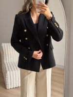 کت مشکی یقه بلیزر - Image 4