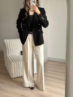کت مشکی یقه بلیزر - Image 5