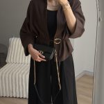 شومیز قهوه ای Elara